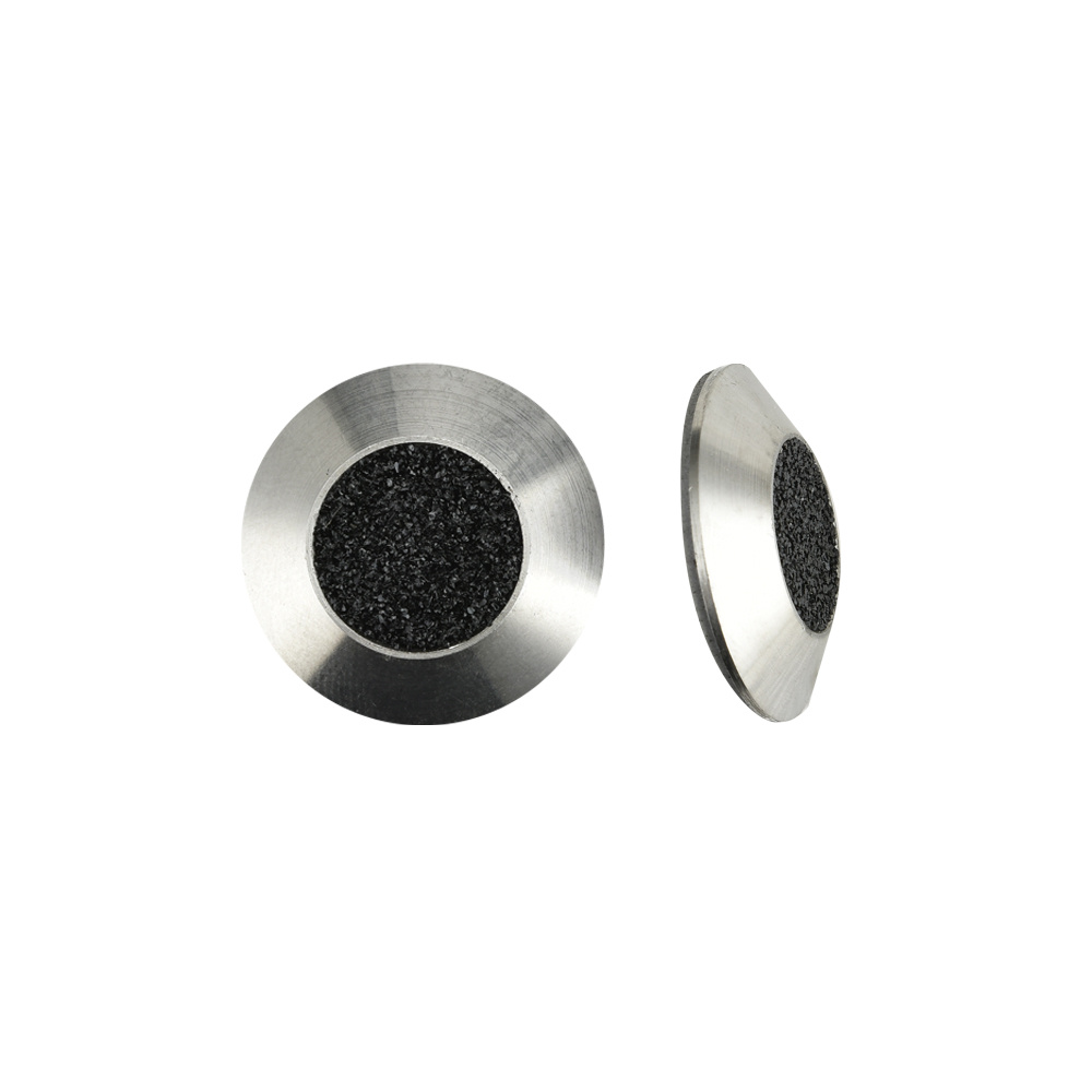 25mm Stainless Steel Tactile Indicator Paving Studs Nails with Black Carborundum RY-DS162