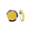 Borchie indicatori tattili in acciaio inossidabile con inserto in PU giallo/nero RY-DS156