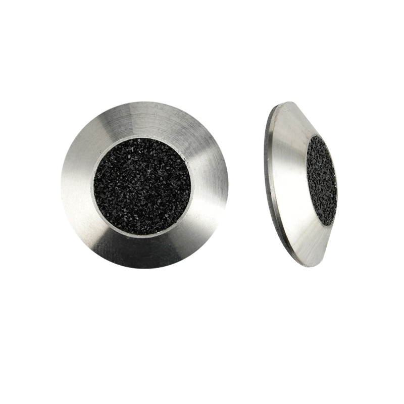 25mm Stainless Steel Tactile Indicator Paving Studs Nails with Black Carborundum RY-DS162