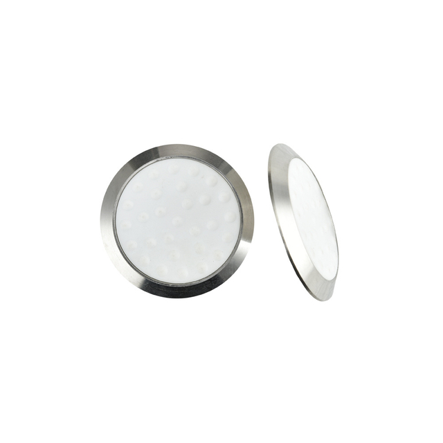 Perni indicatori tattili in acciaio inossidabile di altezza 3 mm con inserto in PU per pavimentazione con avvertenza stradale RY-DS158