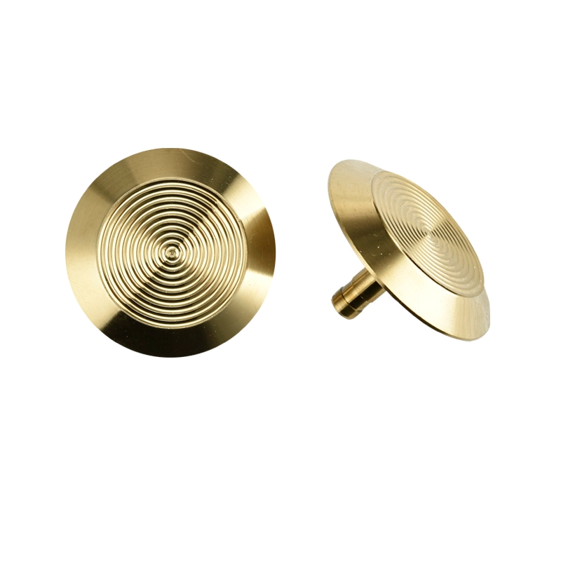 Corrosion-resistance Golden Stainless Steel Tactile Stud for Hotels RY-DS110G